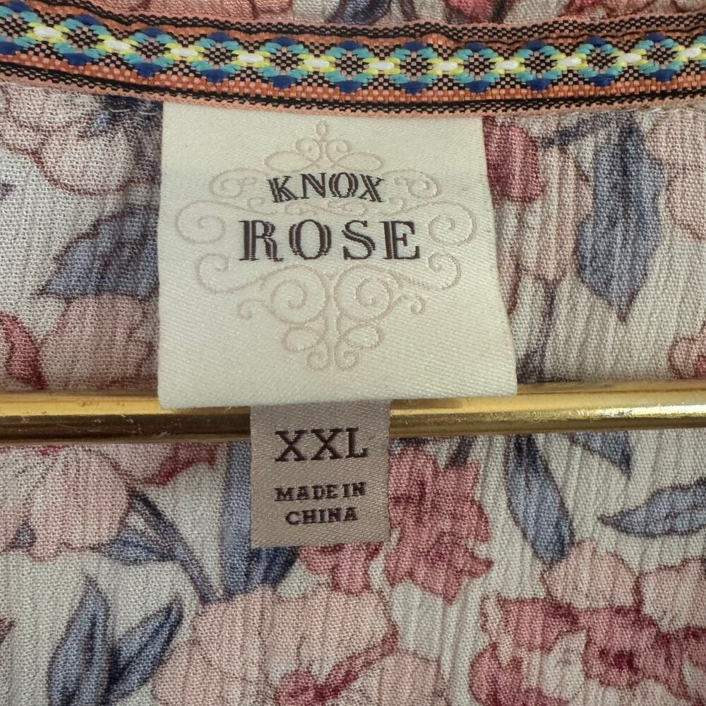 Knox Rose Floral Mini Dress - Pink and Blue - Picture 5 of 5